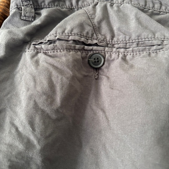 John Varvatos gray linen blend shorts size 38 - Picture 4 of 10